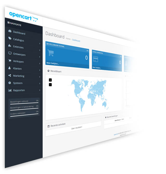 Opencart 3.x Admin Beheer Nederlands